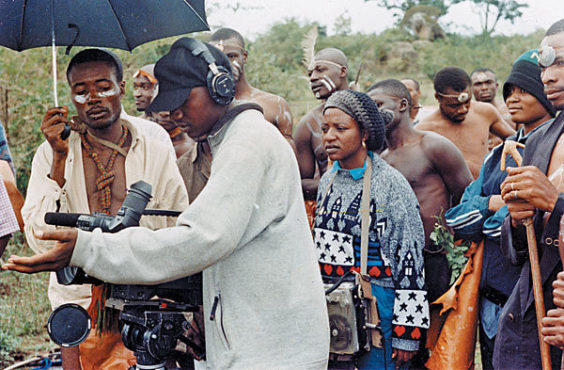 AUTEUR OF AFRICA Nigerian director Izu Ojukwu tears through his next masterpiece in Welcome to Nollywood.