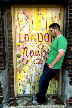 WRITING’S ON THE WALL Lerman contemplates queer culture.