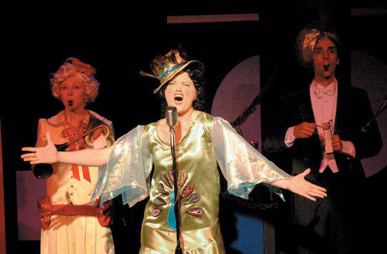 FOR WHOM THE BELT TOLLS Juliet Jeske hits a high note.