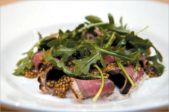 Cold smoked duck breast