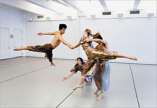 HANDOUT Company members run through Foray Forêt in the studio.