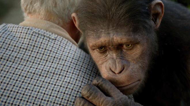 Caesar, voiced by Andy Serkis, in Rise of the Planet of the Apes 2