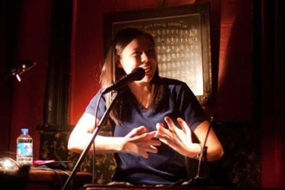 Listen to tales by Leslie Goshko and other funny folks in the East Village.