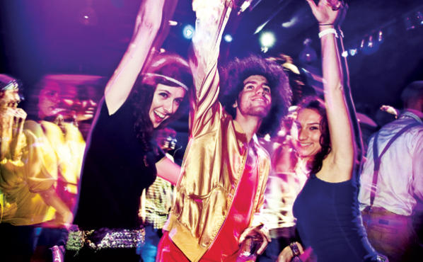Diana, Marc and Juliana 2011/02/05 - Saturday night at Hudson Hotel for Good...