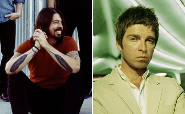 Dave Grohl has a lot of tattoos and long hair He was in Nirvana