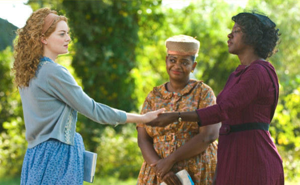 Emma Stone, Octavia Spencer and Viola Davis in The Help