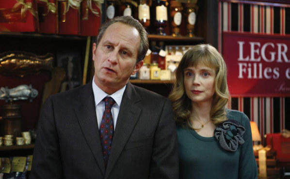 Benot Poelvoorde and Isabel Carr in Romantics Anonymous