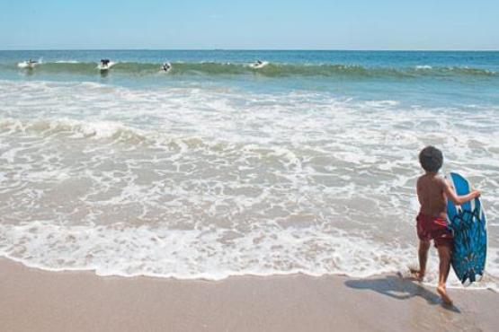 Ride the waves at Rockaway Beach