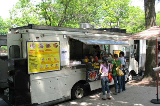 Have lunch at the Red Hook ball fields