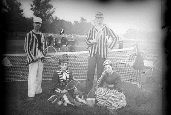 Tennis Playing, Prospect Park, c.1875-1880, v1974.11.14