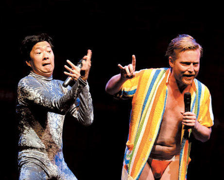 RAINBOW CONNECTION Jeon, left, and O'Connell of Million Dollar Strong.