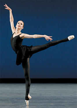 HIGH FLIER Sterling Hyltin performs Stravinsky’s Violin Concerto.