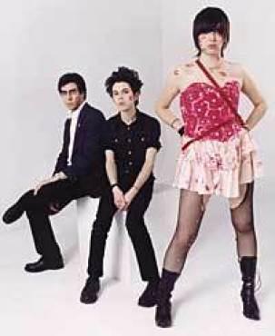 From left: Brian Chase, Nick Zinner, Karen O