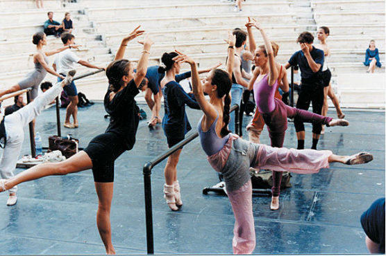 A SECRET HISTORY Wiseman, bottom, goes behind the scenes in Ballet.