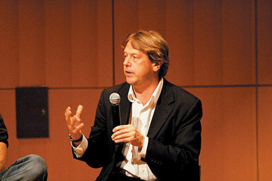 HIGHER EDUCATION Henstchker moderates a Prelude panel.