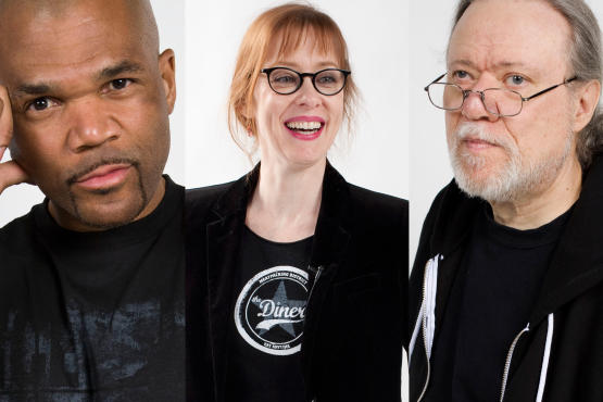 From left: D.M.C., Suzanne Vega, Tommy Ramone