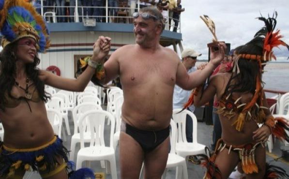 SPEEDO FREAK Strel proves that busting a move isn't his best quality