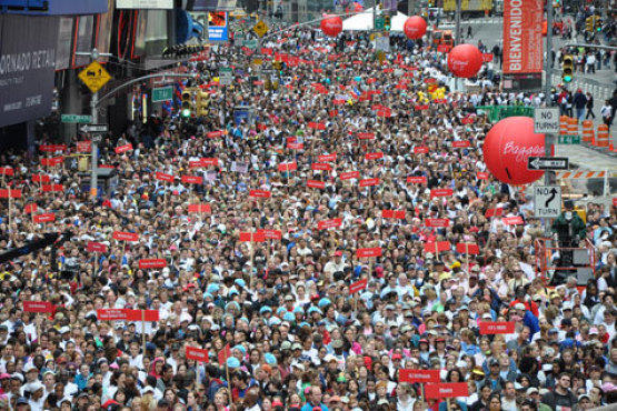 28. Do the Revlon Run/Walk for Women. Photograph: Jessica Trujillo