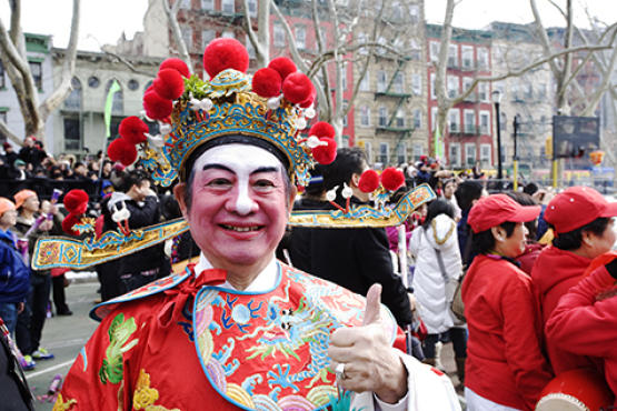 Chinese New YearFireworks and confetti rained down on Chinatown during a...
