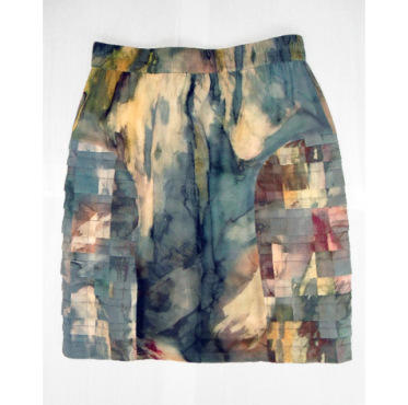 JF & Son water color-inspired paneled skirt, $96 (was $128)