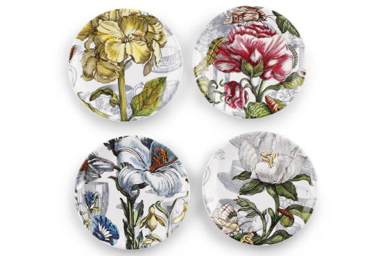 C. Wonder floral plates