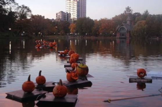Halloween Parade and Pumpkin Sail in Central Park