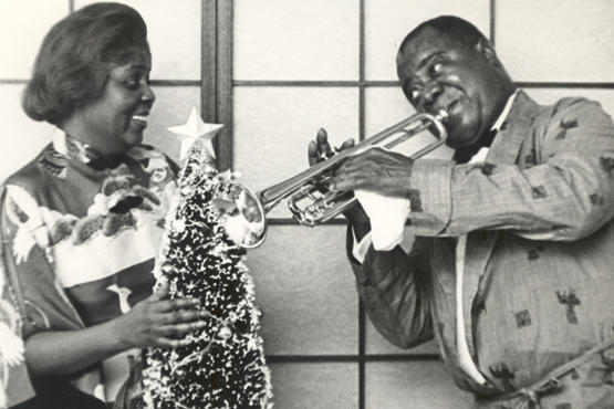 Lucille and Louis Armstrong