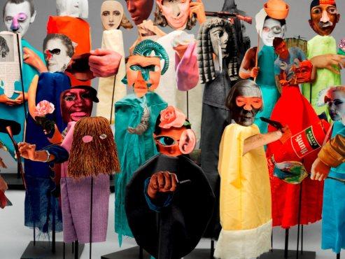 Geoffrey Farmer, ‘The Surgeon and the Photographer’(detail), 2009–13.