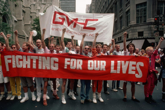Gay Protesters on Gay Pride Day