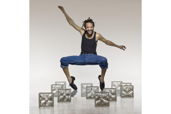 Savion Glover performs at the Joyce Theater