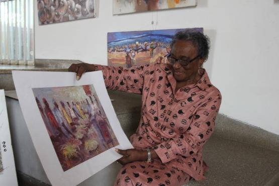 Frances Ademola at the Loom gallery