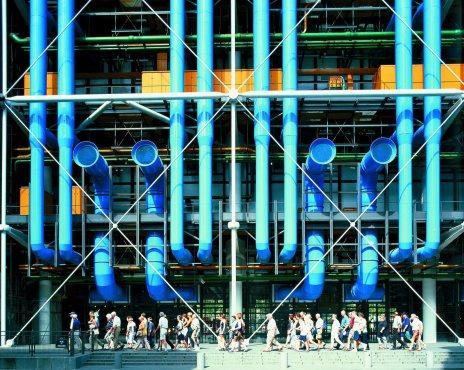 Piano + Rogers, 'Pompidou Centre, Paris', 1971-77