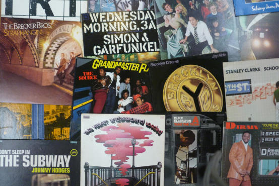 "Album Tracks: Subway Record Covers" at New York Transit Museum
