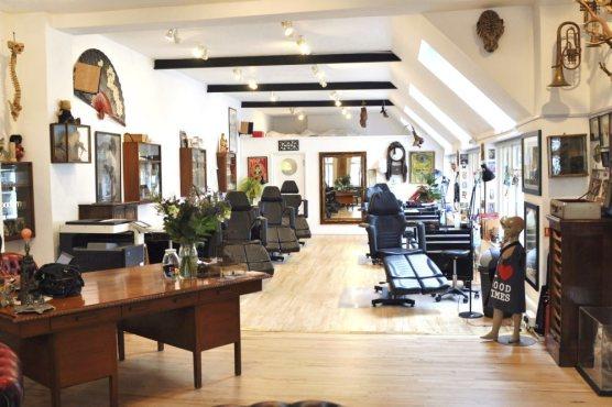 Good Times Tattoo, Interior, Press Image, 2013