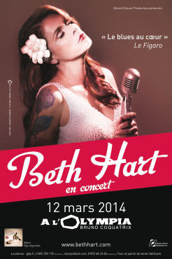 Beth Hart à l'Olympia