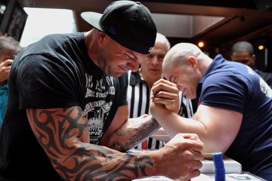 NYC Sit-Down Arm Wrestling Showdown