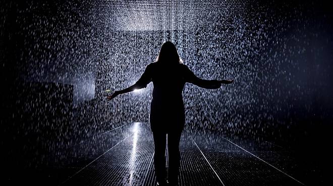 lower res 14. Rain Room Installation images © Felix Clay. Rain Room - Random International 2012. Courtesy of Barbican Art Gallery.jpg