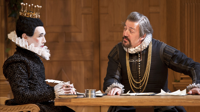 Mark Rylance (Olivia) and Stephen Fry (Malvolio) in Twelfth Night at the Apollo Theatre. Photo credit Simon Annand.jpg