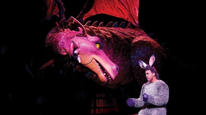 Richard Blackwood as Donkey in Shrek The Musical at Theatre.jpg