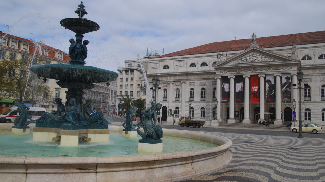 Rossio Square in Lisbon has been in existence since the Middle Ages