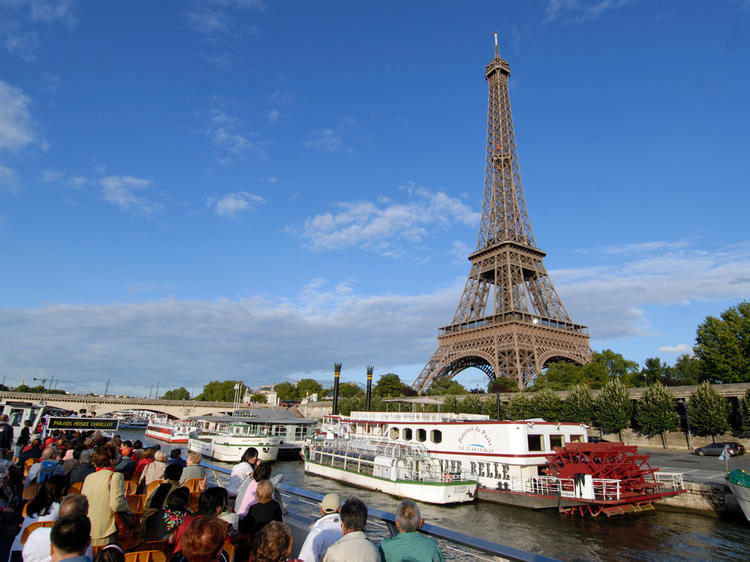 Premium Photo  Holidays in paris back view of beautiful fashion girl  enjoying view of eiffel tower in paris france summer vacation in europe