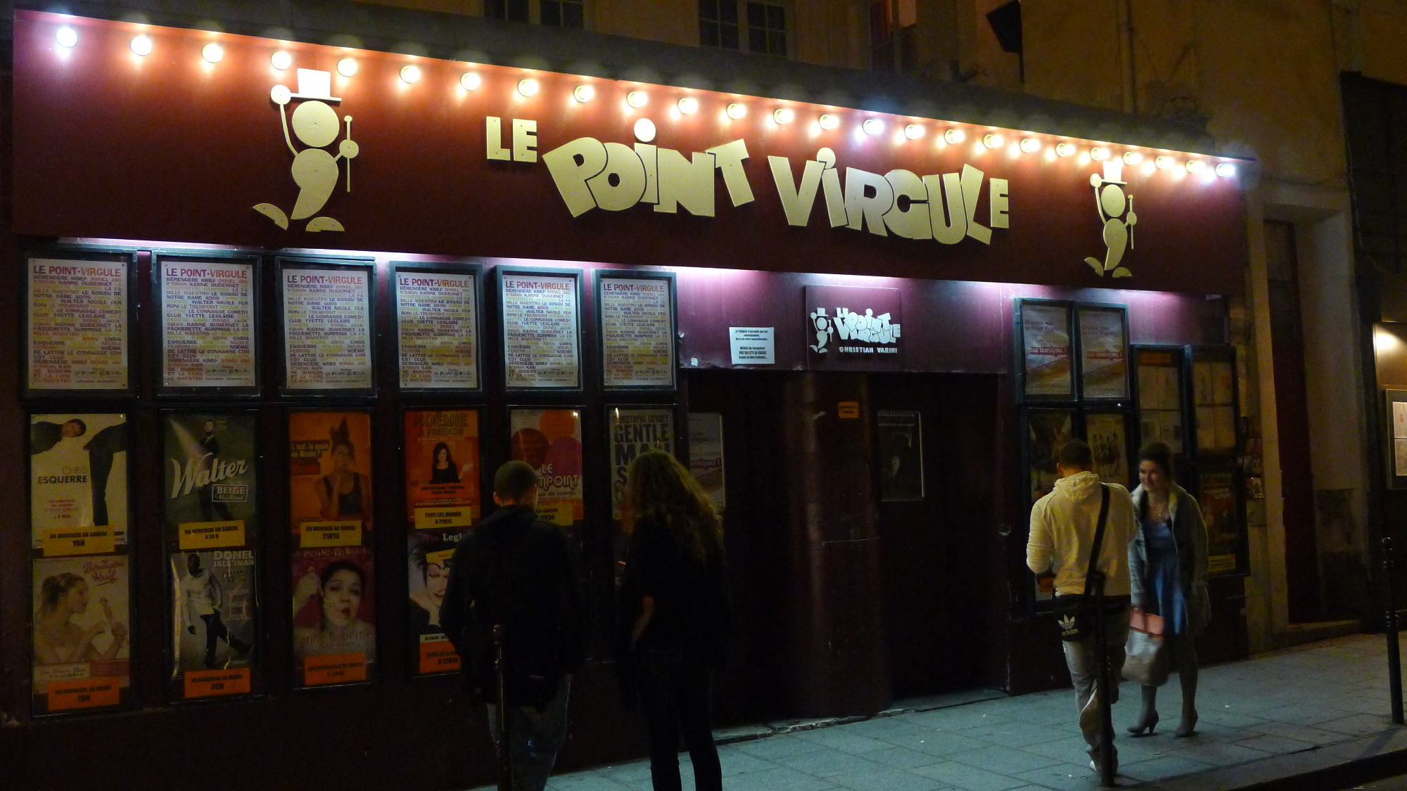 Le Point Virgule Theatre in Le Marais, Paris Le Point Virgule Theatre in Le Marais, Paris