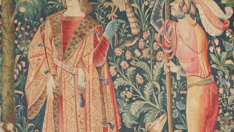 Antique French Tapestry by Gobelins of Paris