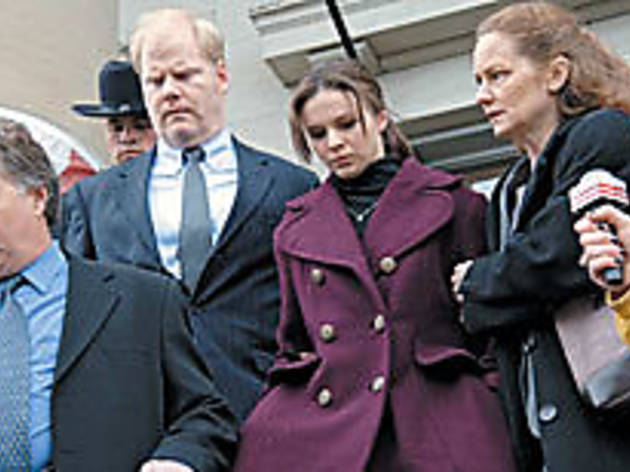 PREGNANT PAUSE Tamblyn, center, meets the press PREGNANT PAUSE Tamblyn, center, meets the press.
