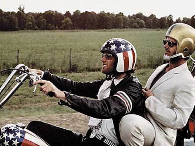 BSTARS AND STRIPES FOREVER Fonda and Nicholson raise some helmet BSTARS AND STRIPES FOREVER Fonda and Nicholson raise some helmet.