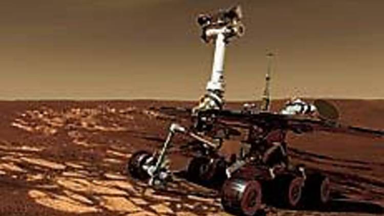 LIFE ON MARS? Inquiring rovers want to know.