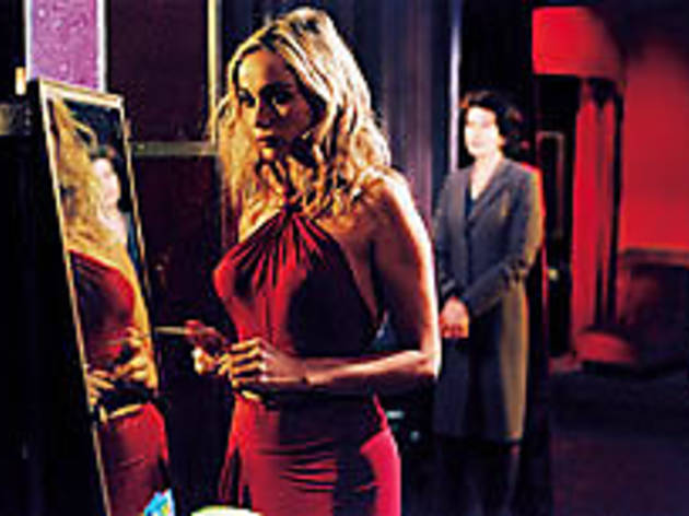 THE MIRROR STAGE Bart reflects on her hourglass figure THE MIRROR STAGE Bart reflects on her hourglass figure.