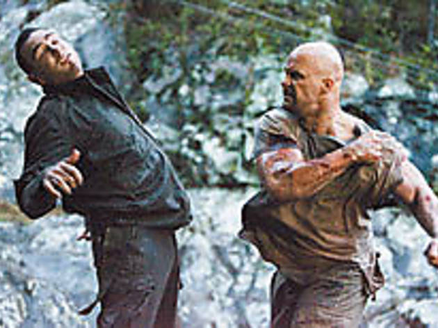 STONE COLDCOCKS Austin, right, slugs it out with Jones STONE COLDCOCKS Austin, right, slugs it out with Jones.