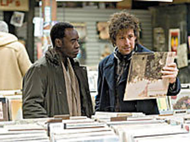 FOR THE RECORD Sandler, right, preaches the gospel of vinyl to Cheadle FOR THE RECORD Sandler, right, preaches the gospel of vinyl to Cheadle.