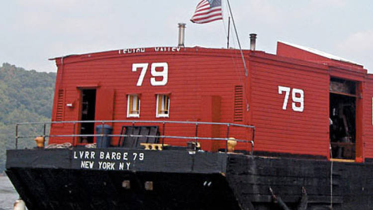 Lehigh Valley Barge No. 79 at the Waterfront Museum and Showboat Barge